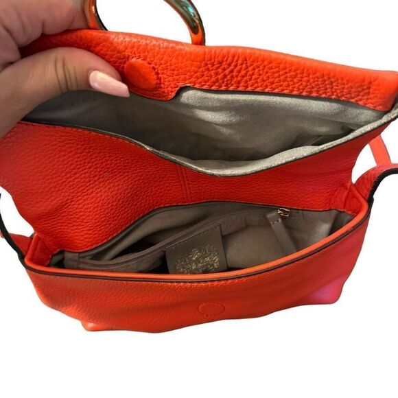 Vince Camuto Plums Leather Crossbody Bag blood orange - Picture 5 of 10